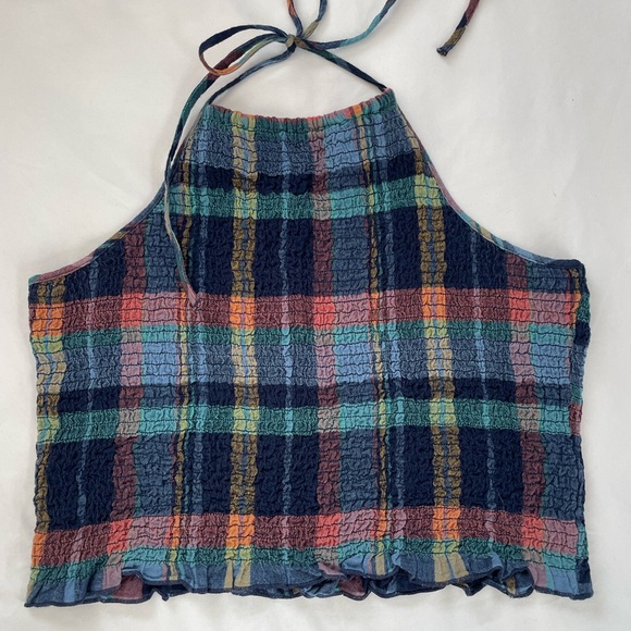 American Eagle Outfitters Tops - American Eagle Outfitters Multicolor Plaid Tank Top